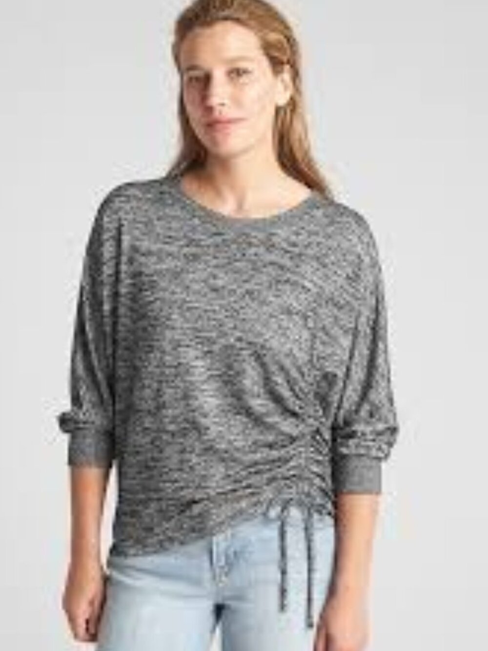 GAP Softspun Dolman sleeve Cinched Pullover Sweater Medium